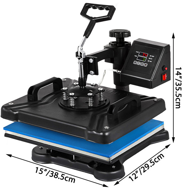 Vevor 5 In 1 Digital Heat Press Machine | Wayfair.ca